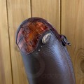 DENIRO SALENTINO LACED BROWN BOOT LUCIDI WINE TOP